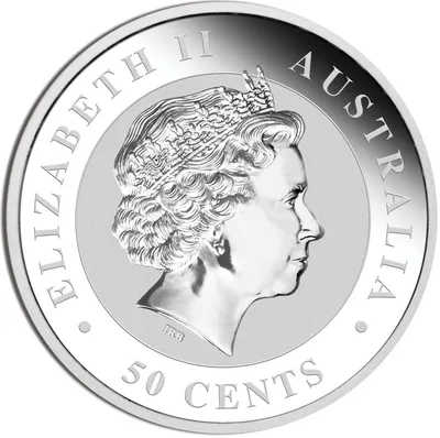 Australian Silver Koala - 1/2 oz - BU (Year Varies) — reverse view