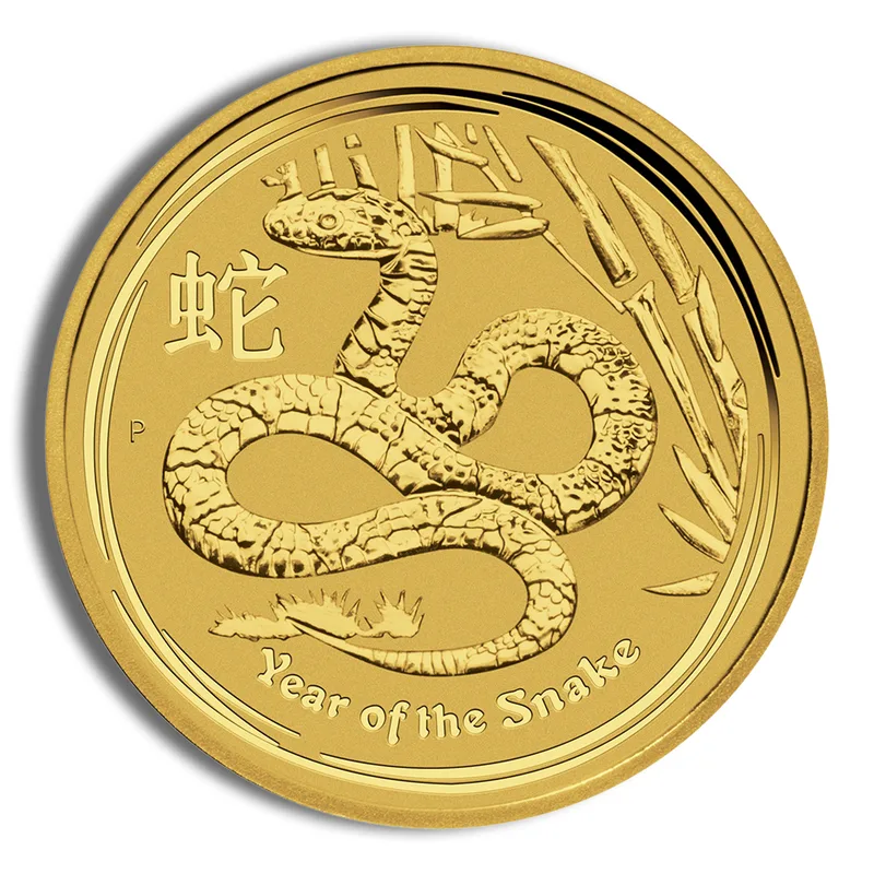 2013 1/2 oz Australia Gold Lunar Snake BU - Series II — Gold bullion from Standard Bullion