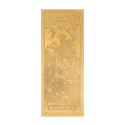 Oklahoma 100 Goldback — reverse view