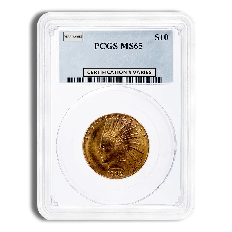 <body>0 Gold Indian Eagle - PCGS MS65 — Gold bullion from Standard Bullion