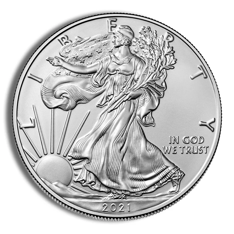 2021 Silver American Eagle - BU (Type 1) — Silver bullion from Standard Bullion