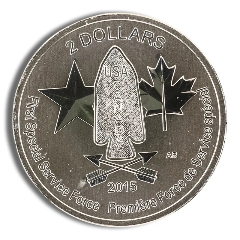Canadian 1/2 oz Special Service Devil's Brigade Coin (Year Varies) — Silver bullion from Standard Bullion