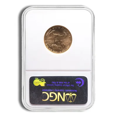 2007 1/4 oz Gold Eagle <body>0 NGC MS69 — reverse view