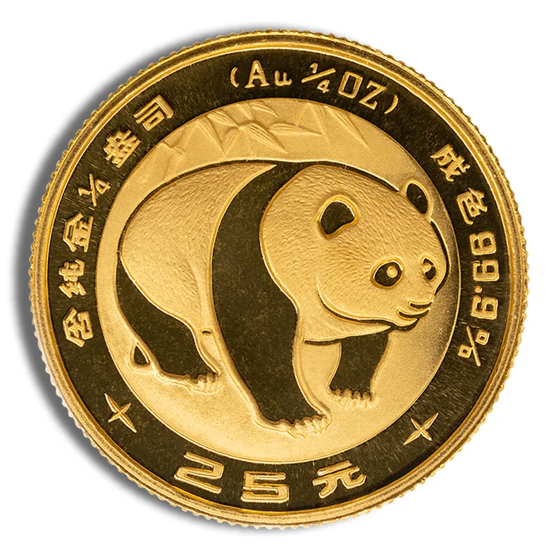 1/4 oz China Gold Panda - BU - Sealed (Year Varies) — Gold bullion from Standard Bullion
