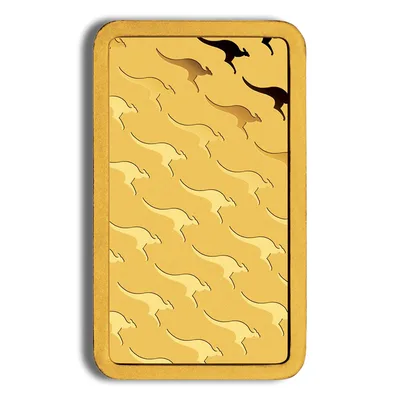 10 gram Gold Bar - Perth Mint (Carded) — packaging view