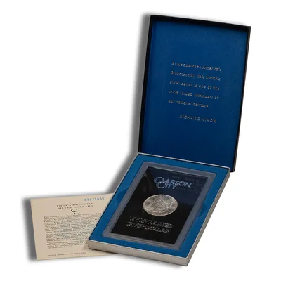 1883-CC GSA Morgan Dollar w/Box & COA — packaging view