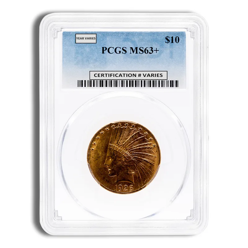 <body>0 Gold Indian Eagle - PCGS MS63 — Gold bullion from Standard Bullion