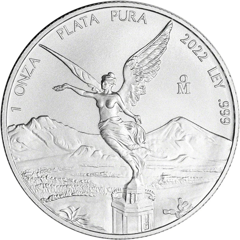 2022 1 oz Silver Mexican Libertad - BU — Silver bullion from Standard Bullion