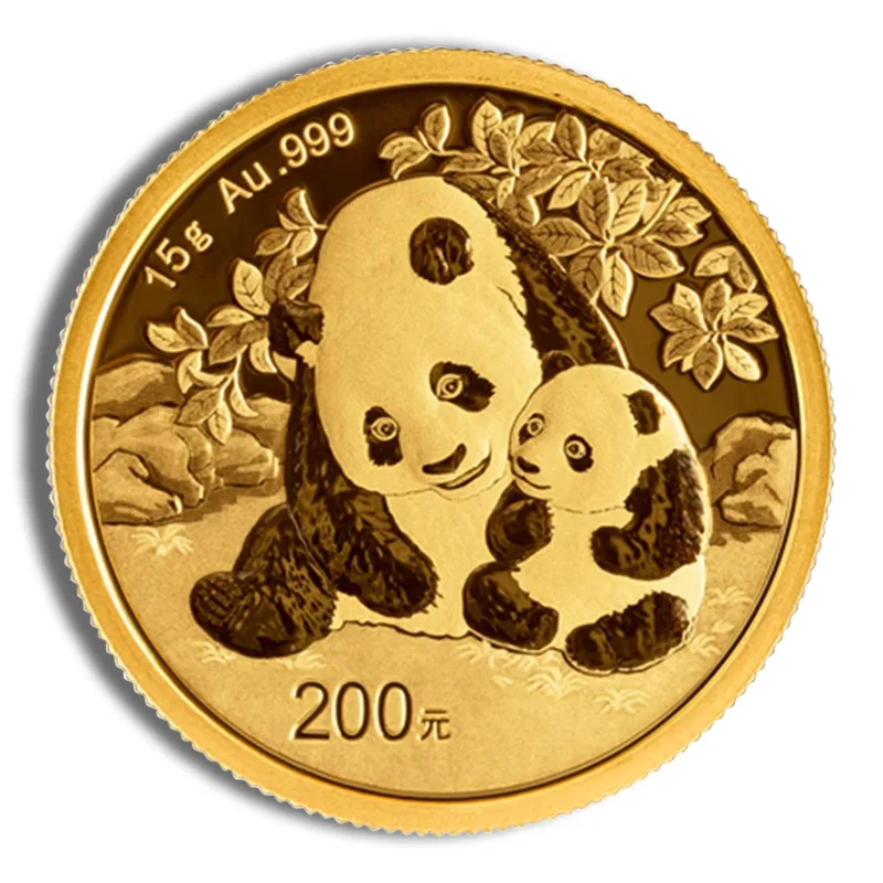 15 gram China Gold Panda - BU - Unsealed (Year Varies) — Gold bullion from Standard Bullion