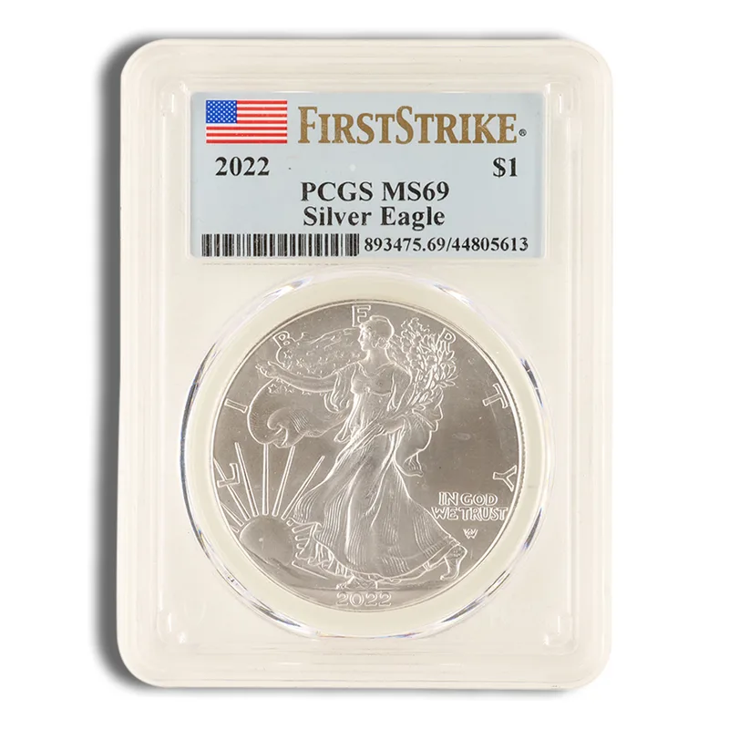 2022 Silver Eagle PCGS MS69 — Silver bullion from Standard Bullion