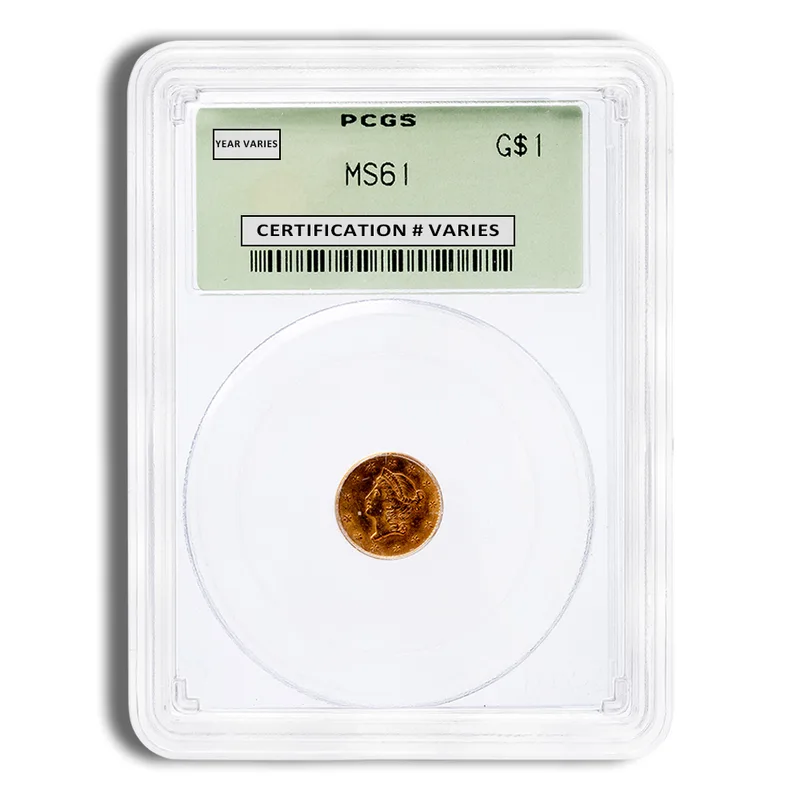 <body> Gold Liberty Type 1 - PCGS MS61 — Gold bullion from Standard Bullion