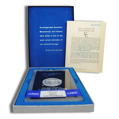 1885-CC GSA Morgan Dollar - NGC MS63+ — packaging view
