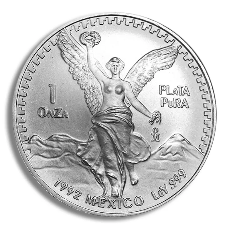 1992 1 oz Silver Mexican Libertad - BU — Silver bullion from Standard Bullion