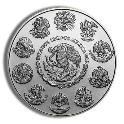 2017 1 oz Silver Mexican Libertad - BU — reverse view