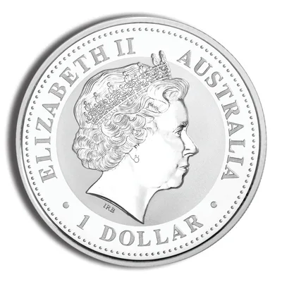 1999 1 oz Australia Silver Lunar Rabbit BU - Series I — reverse view