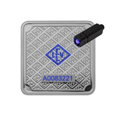 20 gram Silver Bar - Geiger (In Assay) — packaging view