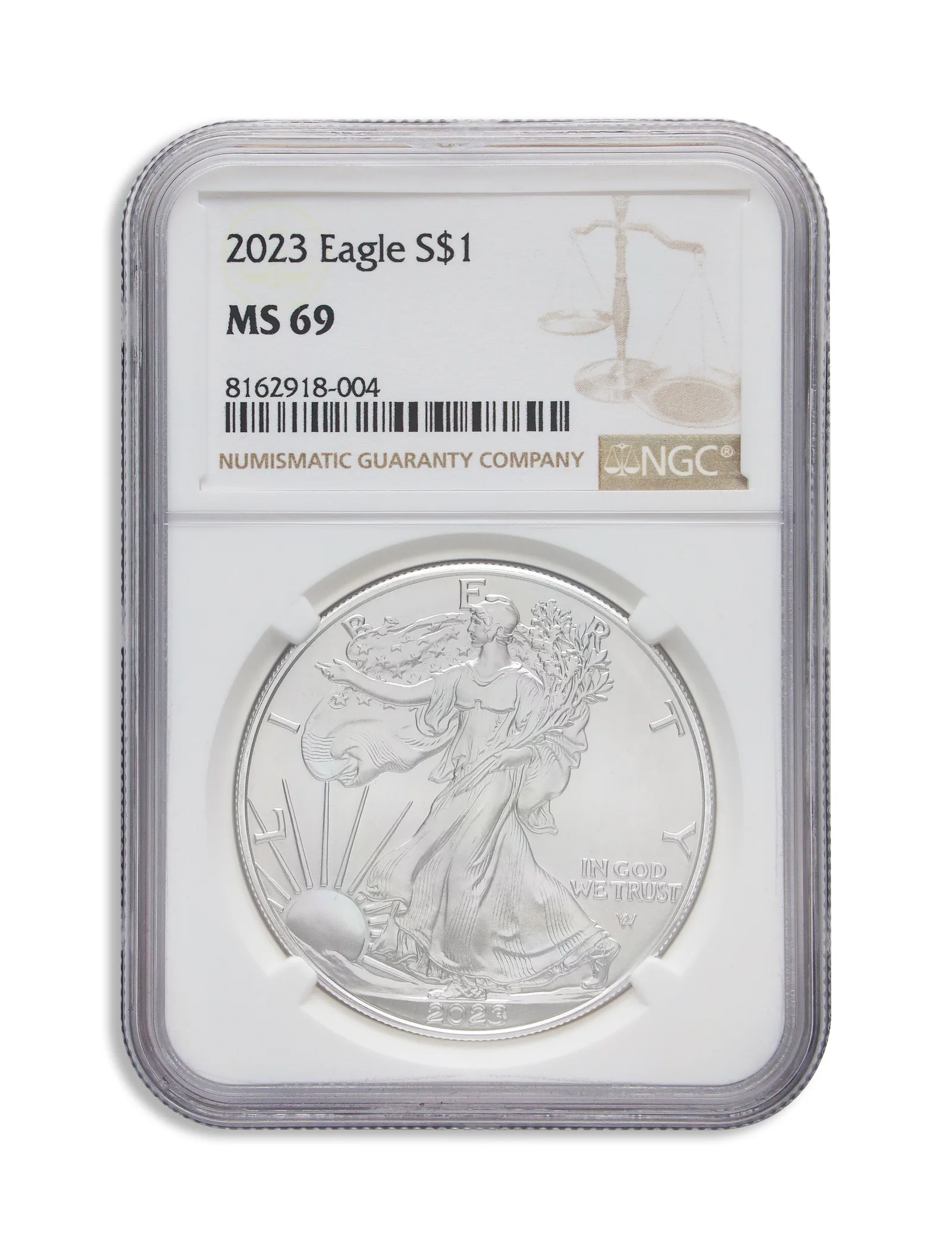 2023 Silver Eagle NGC MS69 — Silver bullion from Standard Bullion