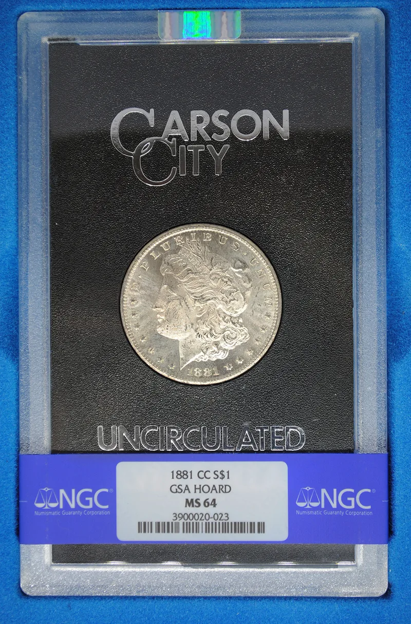 1881-CC GSA Morgan Dollar - NGC MS64 — Silver bullion from Standard Bullion