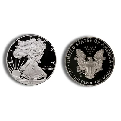 2011 American Silver Eagle 5 Coin Anniversary Set w/ Box & COA — detail view