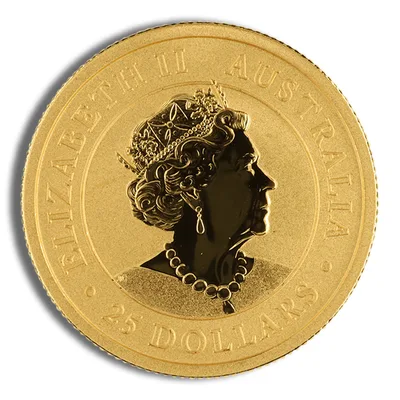 1/4 oz Australia Wildlife Gold Coin — reverse view