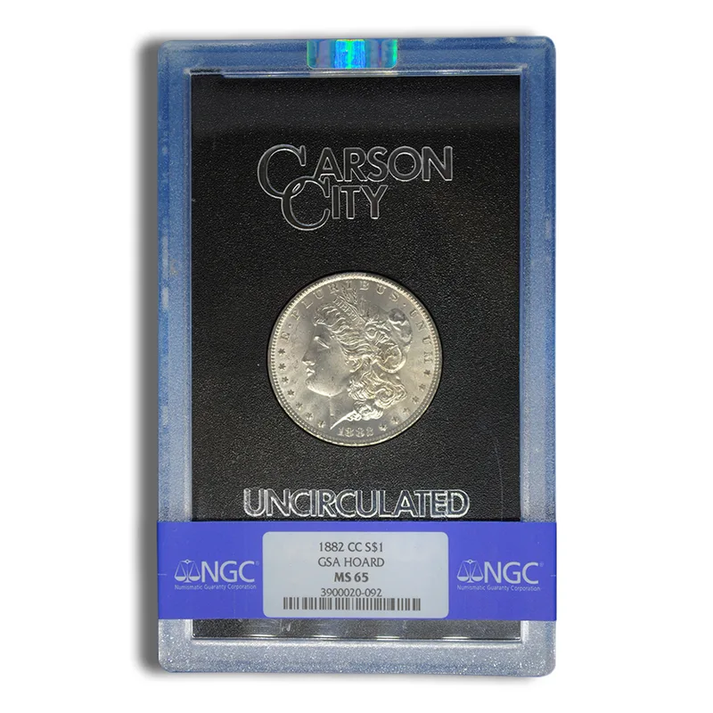 1882-CC GSA Morgan Dollar - NGC MS65 — Silver bullion from Standard Bullion