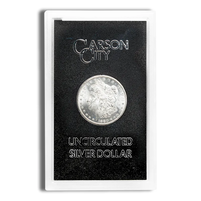 1880-CC GSA Morgan Dollar w/Box & COA — Silver bullion from Standard Bullion