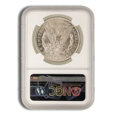 1921 Morgan Dollar - NGC MS65 (Toned) — reverse view