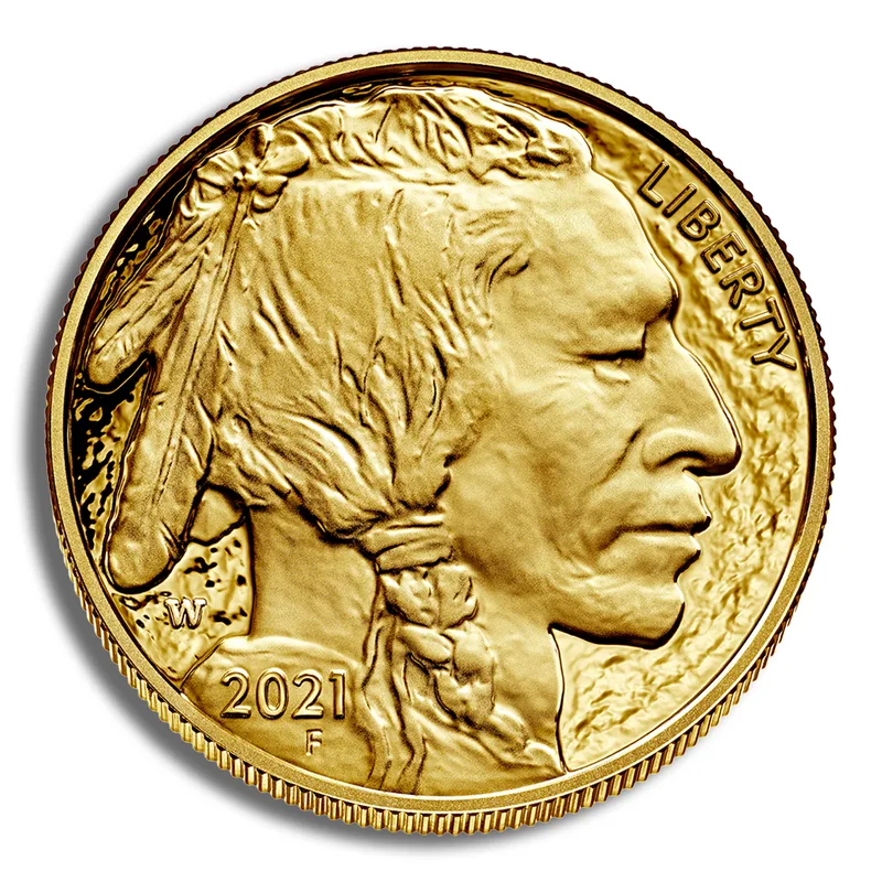 2021-W 1 oz Proof Gold Buffalo (w/Box & COA) — Gold bullion from Standard Bullion