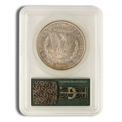 Pre-1921 Morgan Dollar - PCGS MS65 (Toned) — reverse view