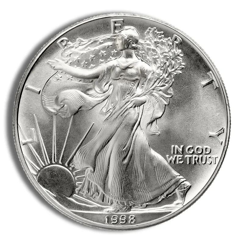 1998 Silver American Eagle - BU — Silver bullion from Standard Bullion