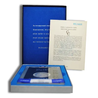 1880-CC GSA Morgan Dollar - NGC MS66 — packaging view