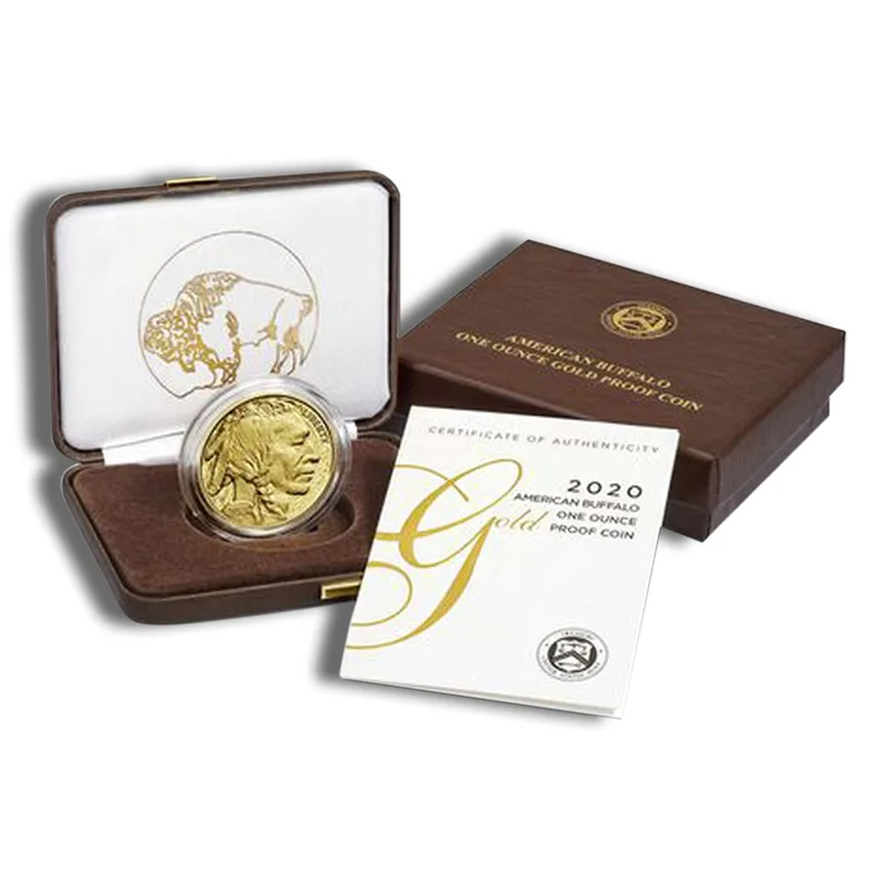 2020-W 1 oz Proof Gold Buffalo (w/Box & COA) — Gold bullion from Standard Bullion