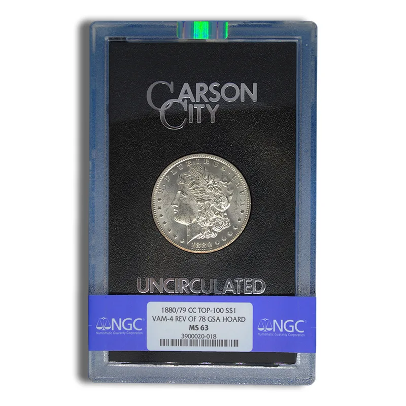 1880/79-CC Rev 78 GSA Morgan Dollar - NGC MS63 — Silver bullion from Standard Bullion