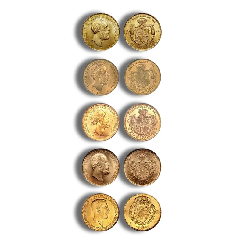 Sweden 20 Kronor Gold Coin — Gold bullion from Standard Bullion