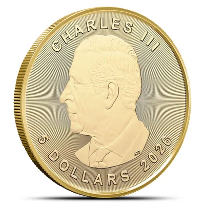 2026 1/10 oz Gold Maple Leaf — reverse view