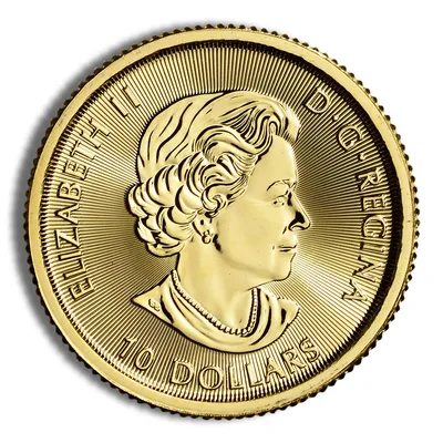 2016 1/4 oz Canadian Snow Falcon Gold Coin — reverse view