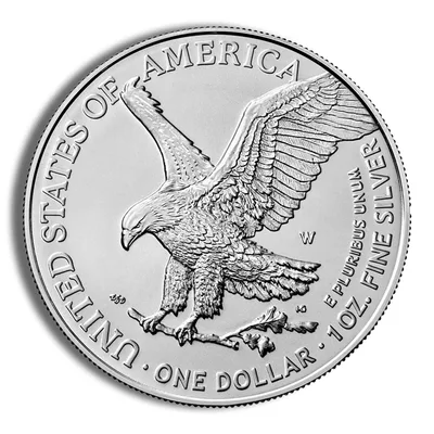 2023 Silver American Eagle - BU — reverse view
