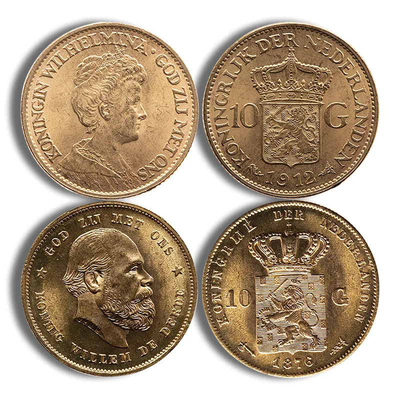 Netherlands 10 Guilder Gold Coin — Gold bullion from Standard Bullion