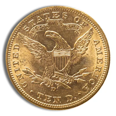 <body>0 Gold Liberty Eagle - AU — reverse view