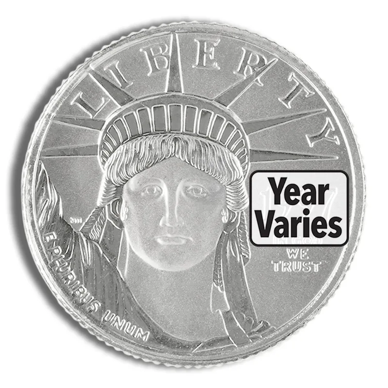 1/10 oz Platinum Eagle - BU (Date Varies) — Platinum bullion from Standard Bullion