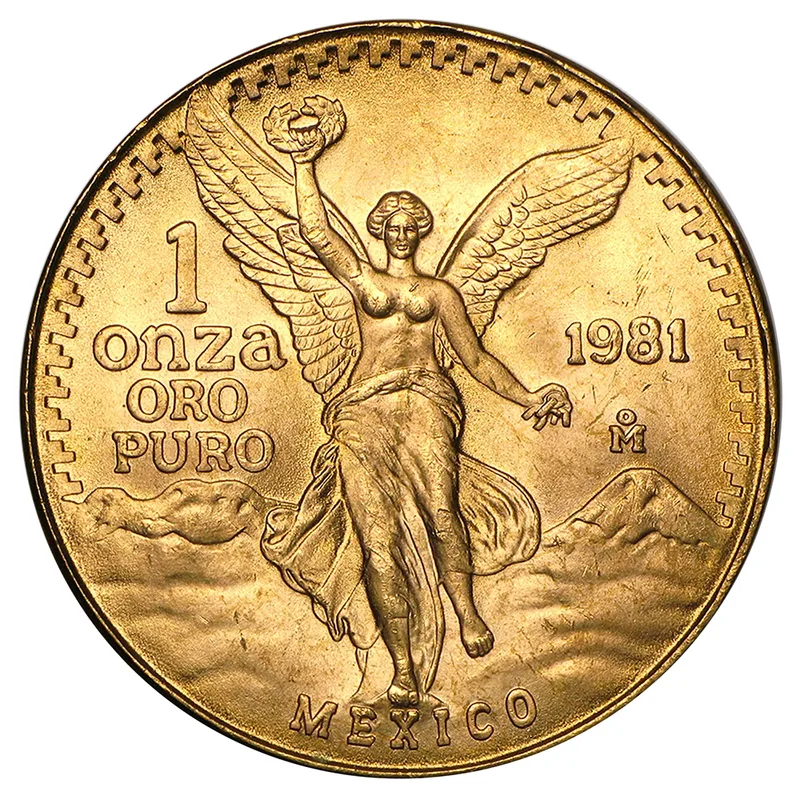 1981 1 oz  Mexican Gold Libertad - BU — Gold bullion from Standard Bullion