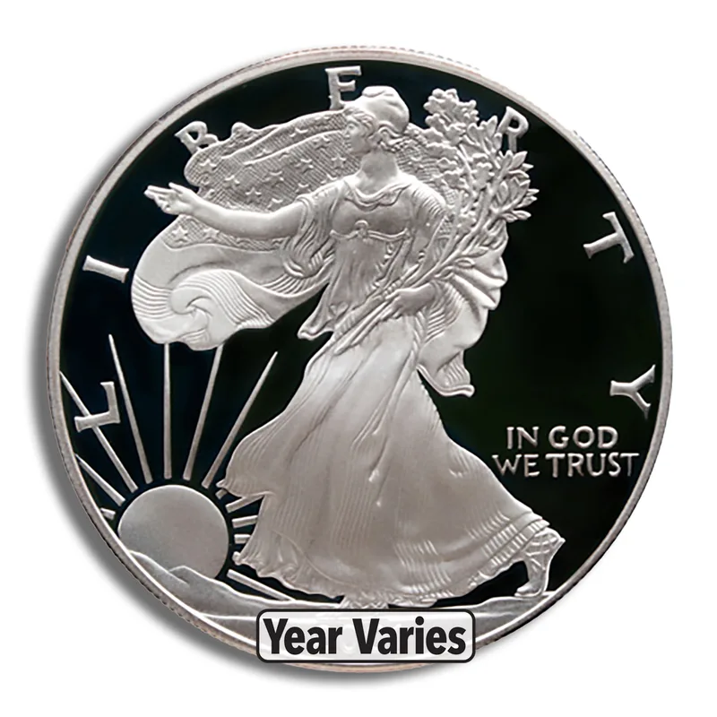 Proof Silver Eagle - Incomplete (Year Varies) — Silver bullion from Standard Bullion