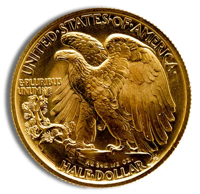2016-W 1/2 oz Gold Walking Liberty Centennial Coin w/OGP — packaging view