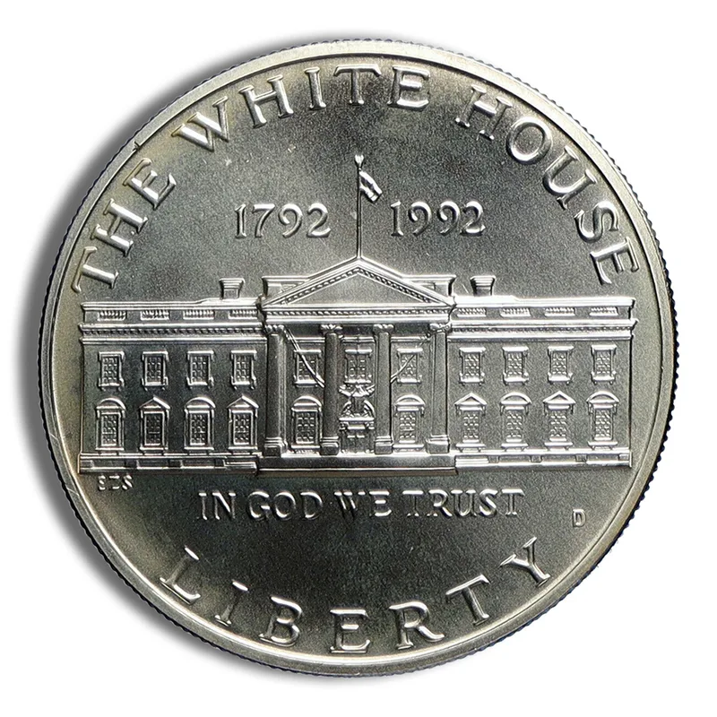 1992-D <body> White House Silver Commem - BU — Silver bullion from Standard Bullion