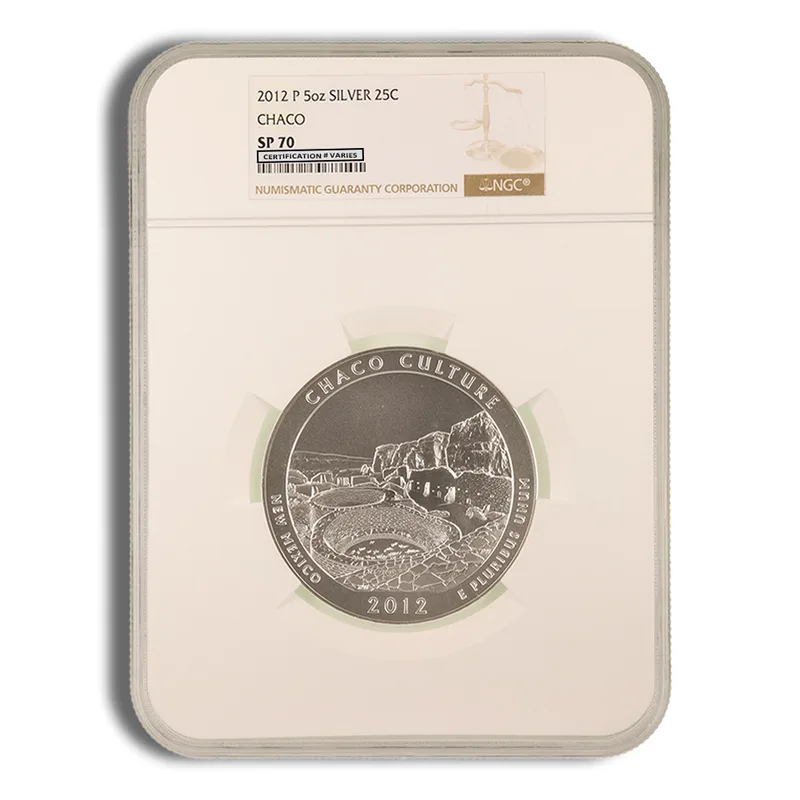 2012-P 5 oz ATB Chaco Culture Silver Coin NGC SP70 — Silver bullion from Standard Bullion