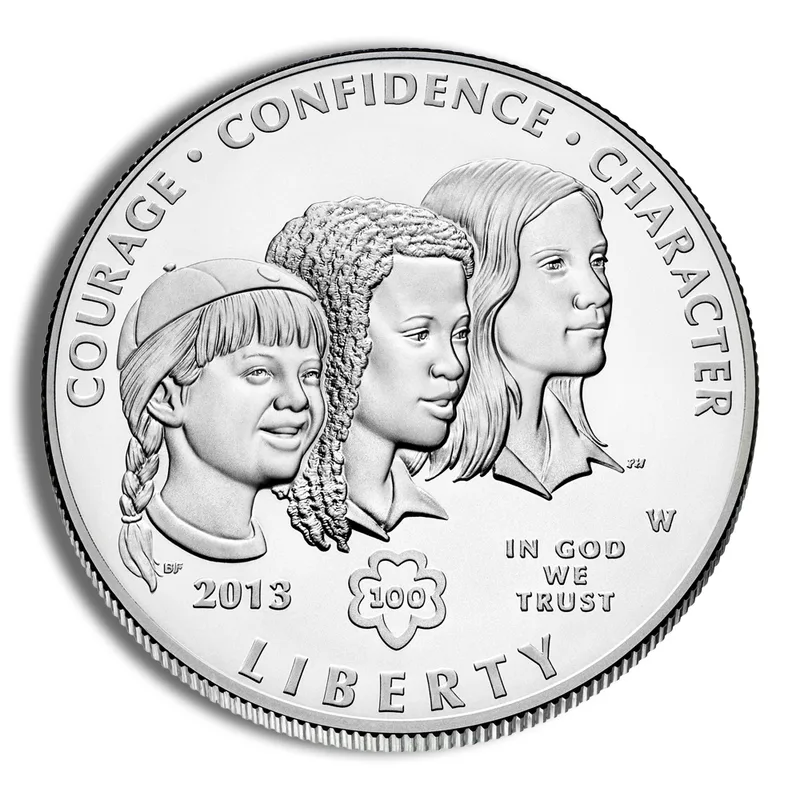 2013-W <body> Girl Scouts Silver Commem - BU — Silver bullion from Standard Bullion