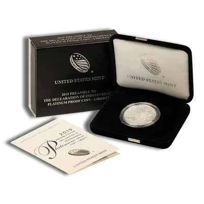 Proof Platinum Eagle - Box/COA - Any Denomination — packaging view