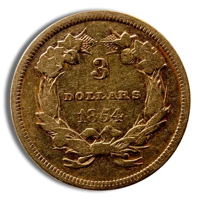 $3 Gold Princess - Cleaned/Low Premium — reverse view