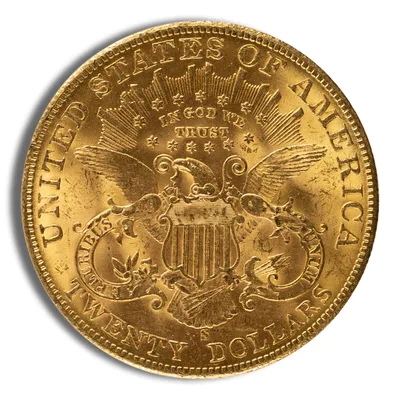 $20 Gold Liberty Double Eagle - BU — reverse view