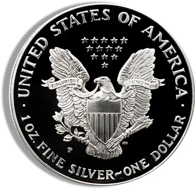1993-P Proof Silver Eagle with Box & COA — packaging view